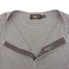 RRL Men's Thermal Henley T-Shirt, Gray, Size M Tops M grayUsed