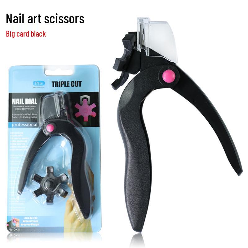 Adjustable Anti-Splash French Cut U-Shaped False Nail Clipper