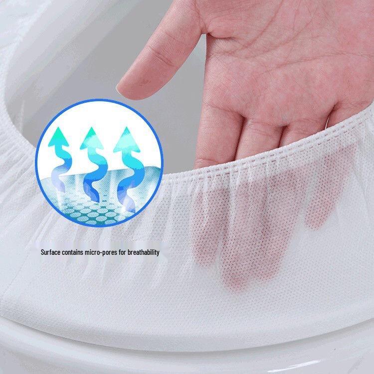Universeller wasserdichter Einweg-Toilettensitzbezug für Reisen und Zuhause