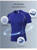 Men's Pro Performance Compression T-Shirt - Elastic, Sweat-Wicking, Quick-Dry, Short Sleeve 1008
