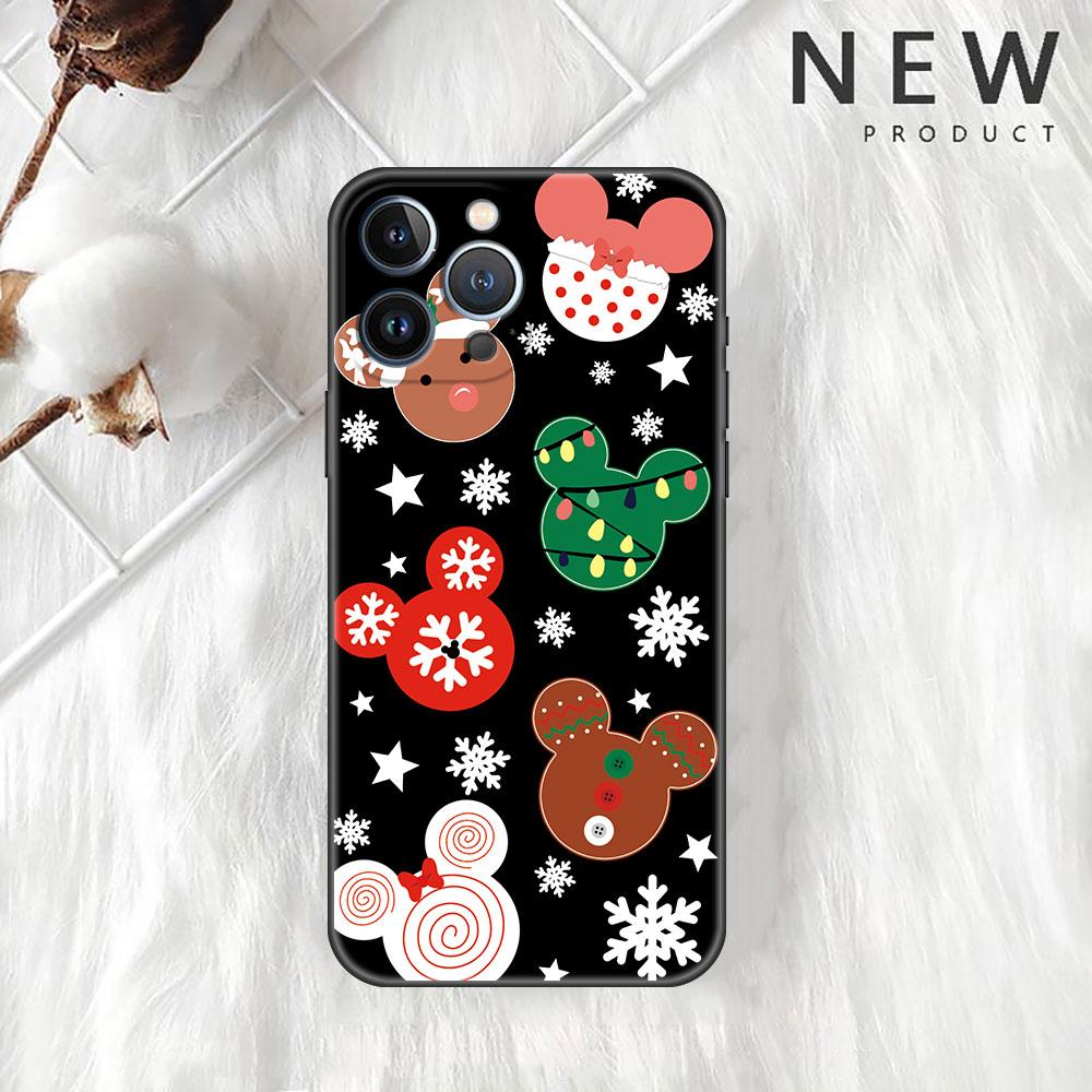 

Рождественский чехол со снеговиком для Apple iPhone 14 11 13 12 Pro 7 XR X XS Max 8 Plus 6 6S 14Pro, черный мягкий чехол для телефона iPhone 6 6S