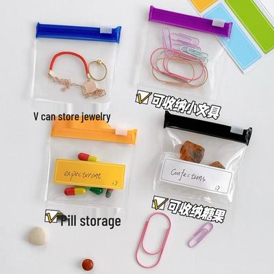 Borsa per Medicine Compatta Ecologica in EVA con Design Colorato - Portatile, Cerniera Autochiudente per Viaggio e Conservazione di Pillole