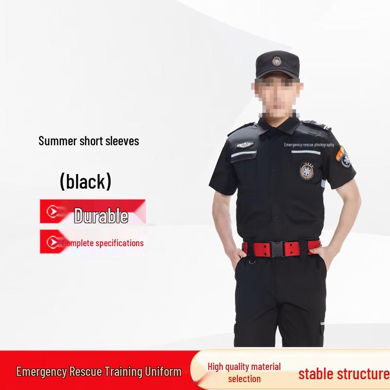 Chiqi Summer Short Sleeve Emergency Rescue Uniform 180-2XL