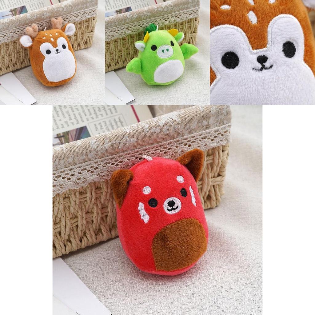 Cozy Squishallow Keychain Bear Plush Toy For Children Gift