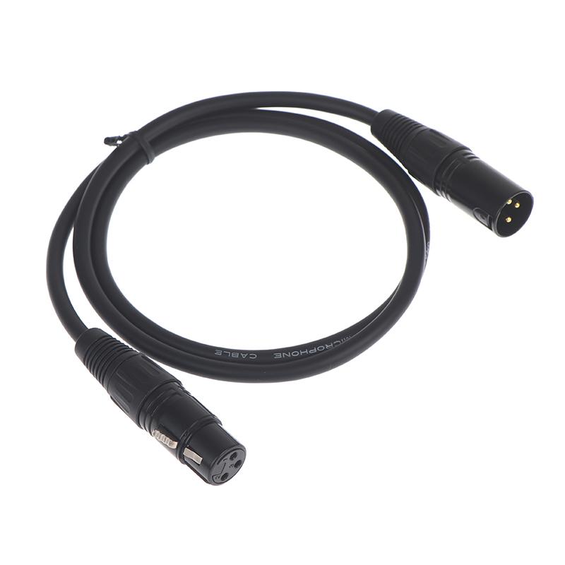 DMX 3-PIN DMX512 Male To Female Cable LED PAR Stage Light DMX Signal Line Dj Equipment DMX512 Signal Line Xlr Connector