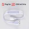 1Pcs 110V/220V Light Bar Connector High Voltage COB LED Light Accessories New Light Strip Plug