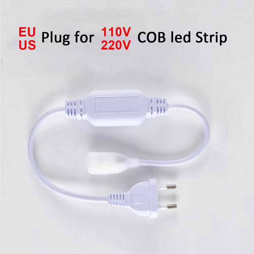 1Pcs 110V/220V Light Bar Connector High Voltage COB LED Light Accessories New Light Strip Plug