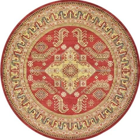 Retro Round Living Room Carpet American Hanging Chair Rugs Bohemia Bedroom Bedside Rug Home Luxury Decoration Sofa Non-slip Mat