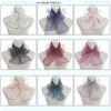 Thin Head Scarf Versatile Silk Scarf Long Silk Towel Fashion Hijab Scarf  Women's