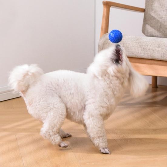 Tough Dog Chew Toy Indestructible Dog Chew Ball for Aggressive Chewers Interactive Squeaky Ball Toy for Large Medium Dogs