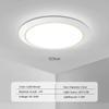 Modern Minimalist LED Ceiling Light Acrylic Round Lamp Aisle Decor Corridor Bathroom Balcony Bedroom Luminaire Indoor Decoration
