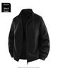Woodpecker Men's High-End Fleece Jacket - Spring/Autumn Cardigan for Middle-Aged Dads