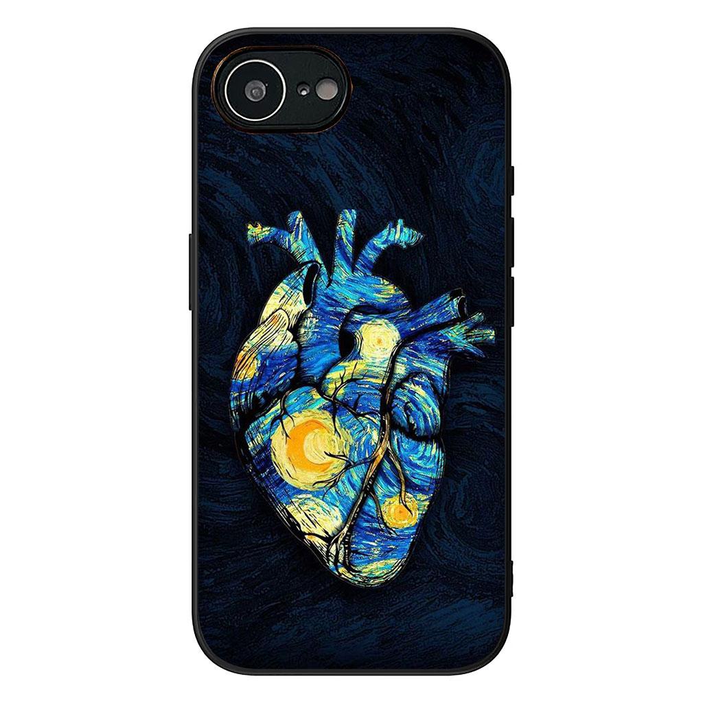 

Cover for Apple iPhone 16 15 14 Plus 13 12 Mini 17 Pro Max + ProMax 16E Air Phone Case Starry Night Van Gogh Sky Wallpaper iPhone 12