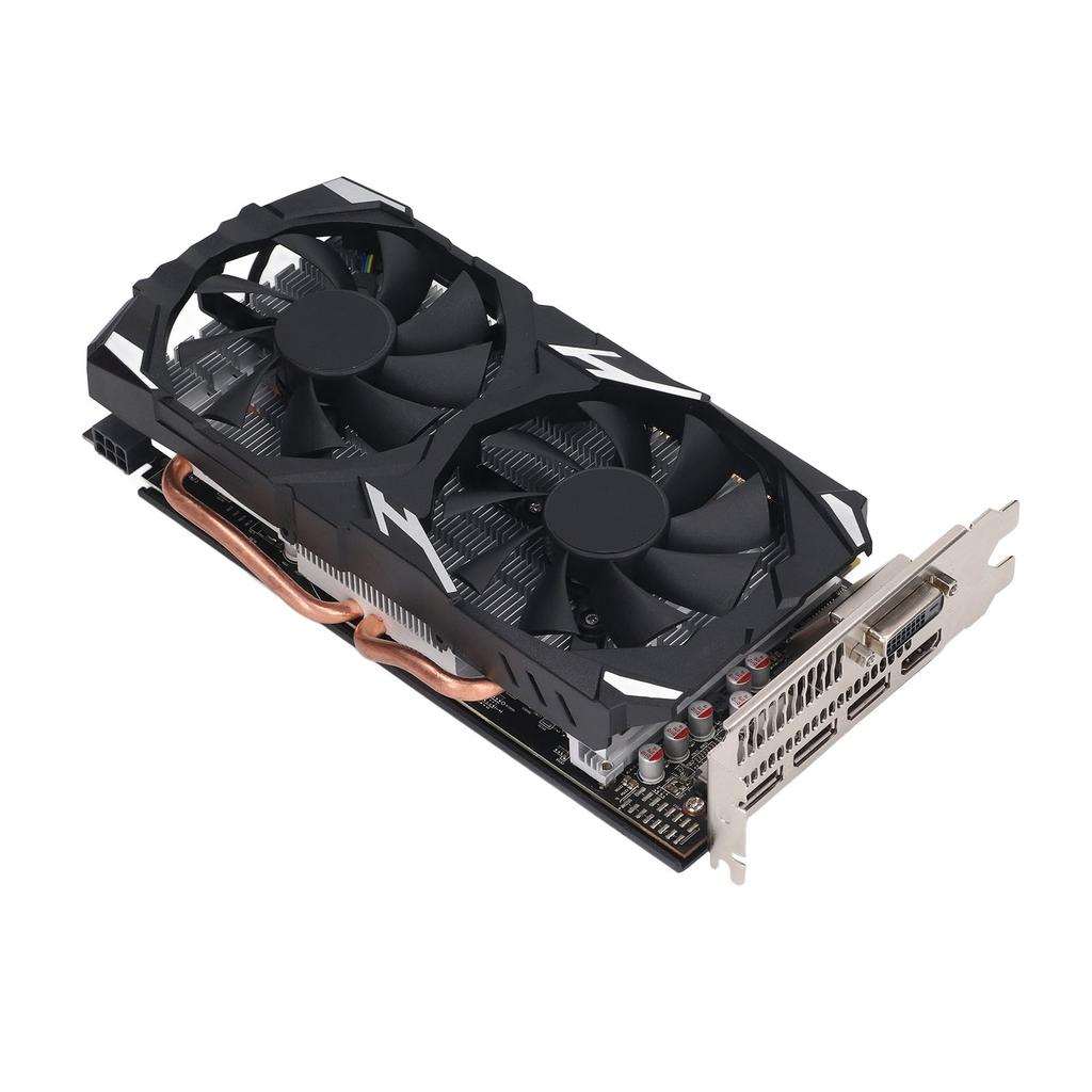 RX580 Game Graphics Card 8GB GDDR5 256BIT Low Noise Desktop Computer Graphics Card for Win 10 11 Vista for Linux
