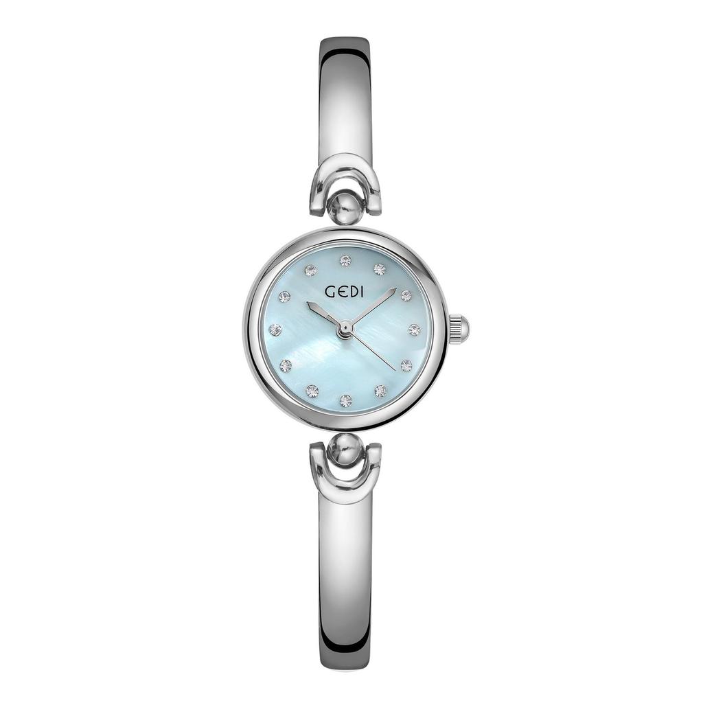 Gedi Elegant Korean Style Round Dial Bracelet Quartz Watch
