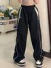 Harajuku Retro Elastic Waist High-Waist Wide-Leg Hip Hop Joggers