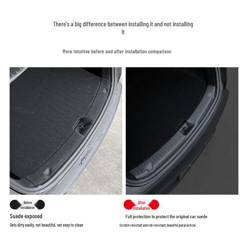 Tesla Model Y/3 Trunk Sill Decorative Strip for Interior Enhancement