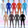 Halloween Solid Color Zentai Half-Body Suit Dancewear & Stage Performance Base Layer