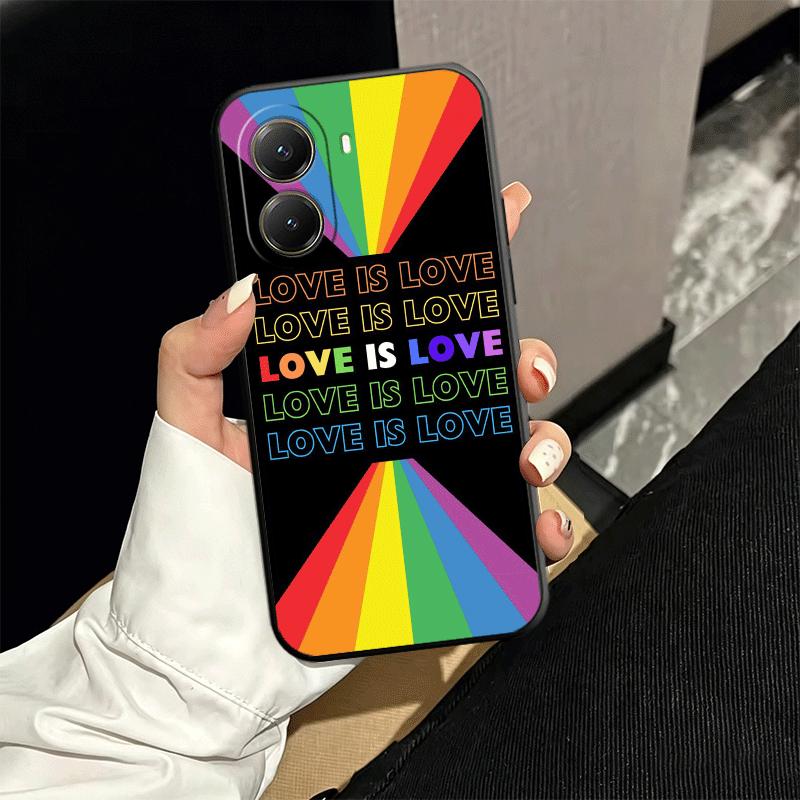 LGBT Rainbow Love Is Love Soft Phone Case for Xiaomi Poco X5 X6 X7 X8 Pro Max X3 F7 F8 Ultra M8 M7 M6 M5 Redmi 15 15C 14C 13C 12