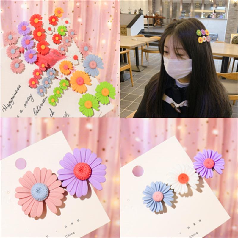 Spring & Summer Floral Daisy Hairpin - Cute Side Clip for Women and Girls