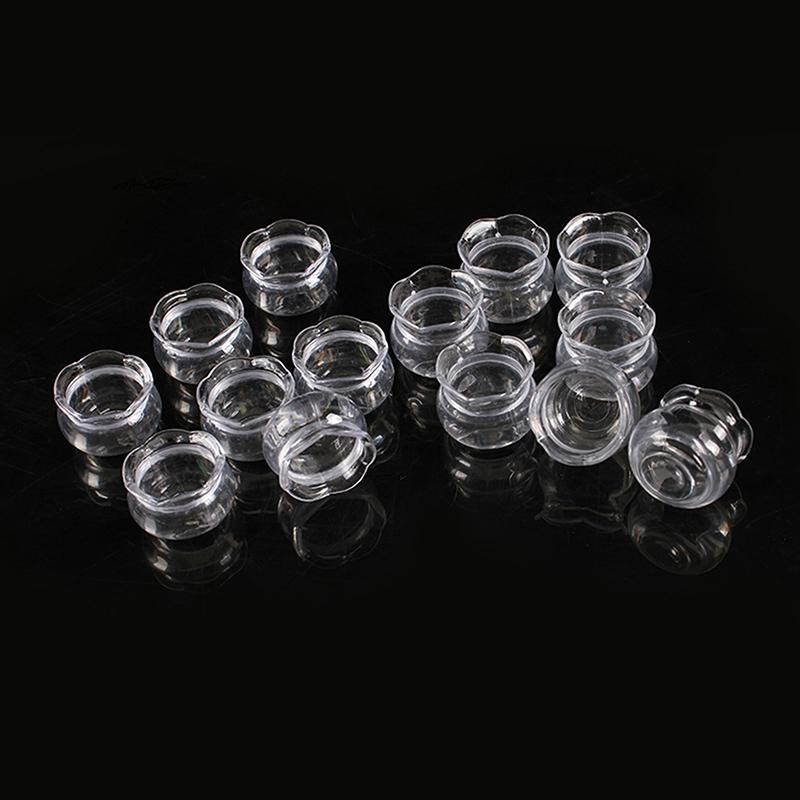 Simulated Plastic Transparent Mini Lace Vase Model Toy House Mini Furniture Decorative Accessories