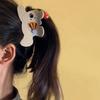 1pc Circus Teddy Bear Scratch Clip, Back of the Head Hair Bun, Shark Clip, New Cute Animal Hair Clip, Vinegar Hair Clip