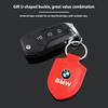For BMW Performance E46 E90 E60 F20 X1 F10 F30 X3 E70 E39 Accessories Car Shield Leather Keychain Key Ring Pendant Holder Gift gzdf57