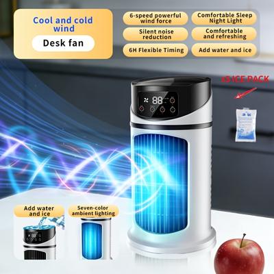 Multi-Functional Portable Air Conditioner,3-in-1 Versatile Device Combining a Portable Air Conditioner, Humidifier, and Cooling Fan