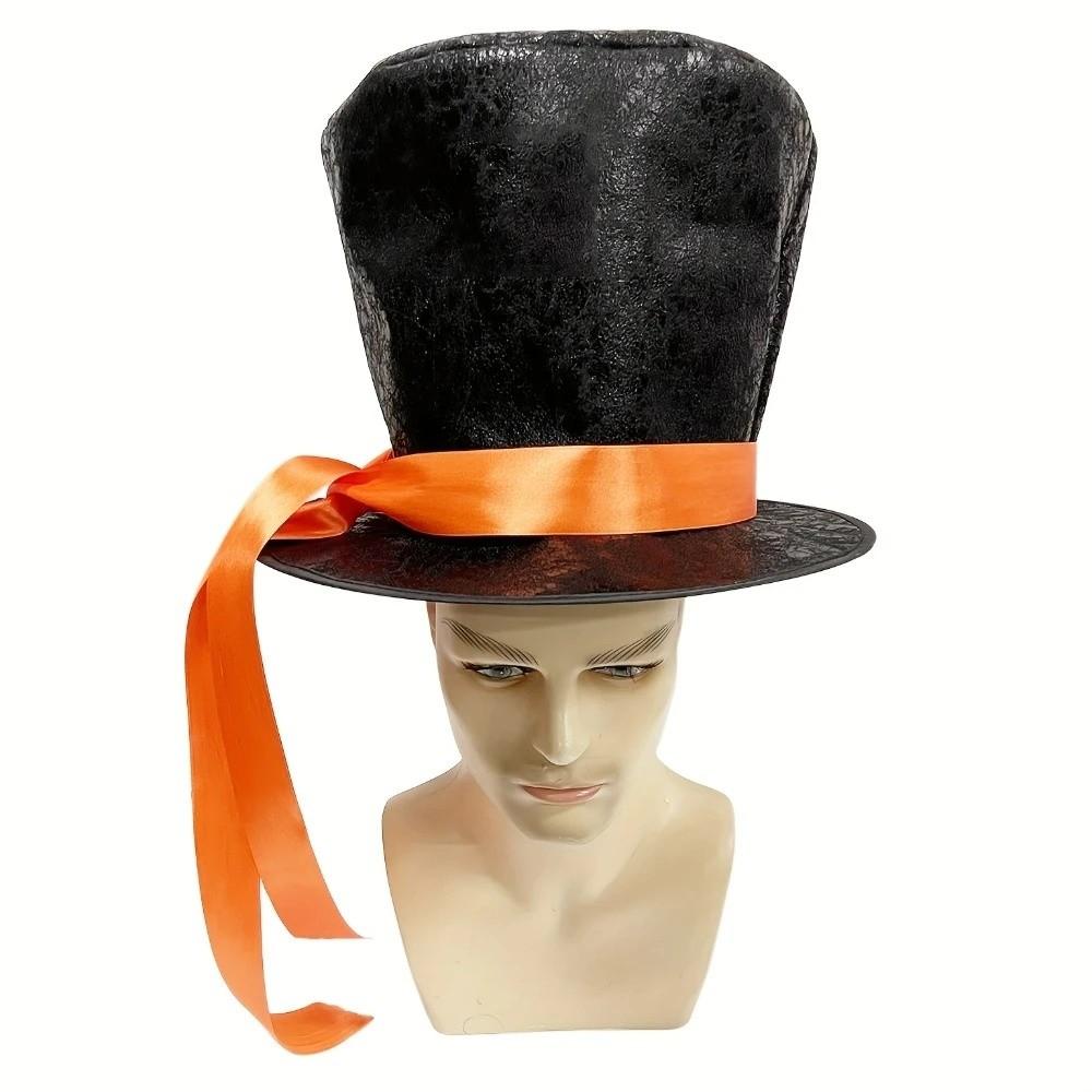 Vintage Festival Party Hats Oversized Jazz Hats Fancy Dress Lincoln Tall Hats Pirate