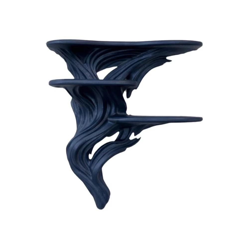 Stable Three Tier Wall Rack Irregular Shape Wall Storage Rack Collectibles Display