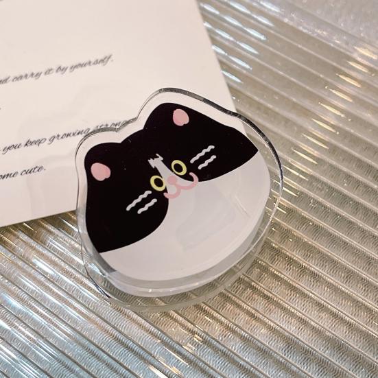 2Pcs Double-Sided Binder Clip Cartoon Cat And Dog Note Holder Clips
