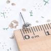 Silber 40 STÜCKE Mode Frauen Sunflower Kristall Strass Ohrstecker