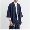 Japanese Kimono Cardigan Chinese Style Linen Haori Yukata Streetwear Traditional Samurai