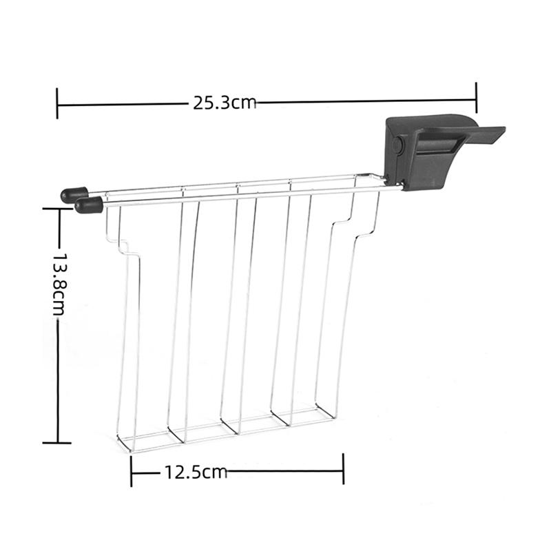 

Складна стійка для розігріву хліба з нержавіючої сталі. Тримач для сендвічів. Клітка. Ручка проти опіків. Аксесуари для тостерів. Кухонний посуд.