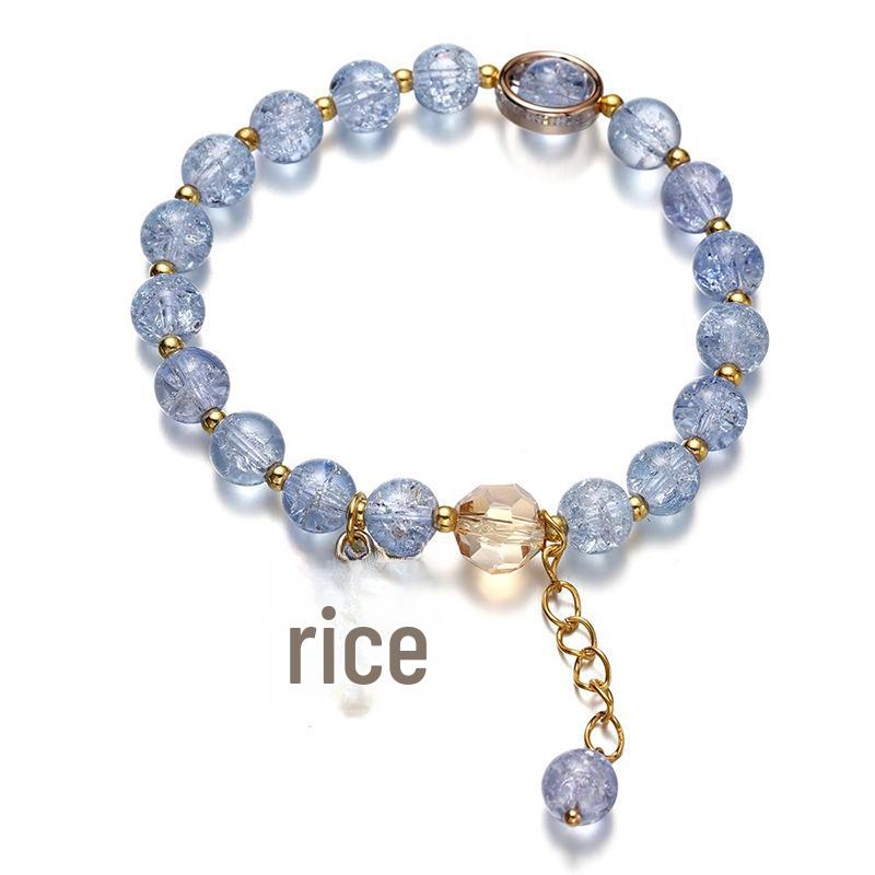 Crystal Daisy Burst Bracelet - Sweet Floral Design, Niche High-End Cross-Border Bestseller