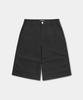 X Container Parachute Cotton Bermuda Pants (Black)