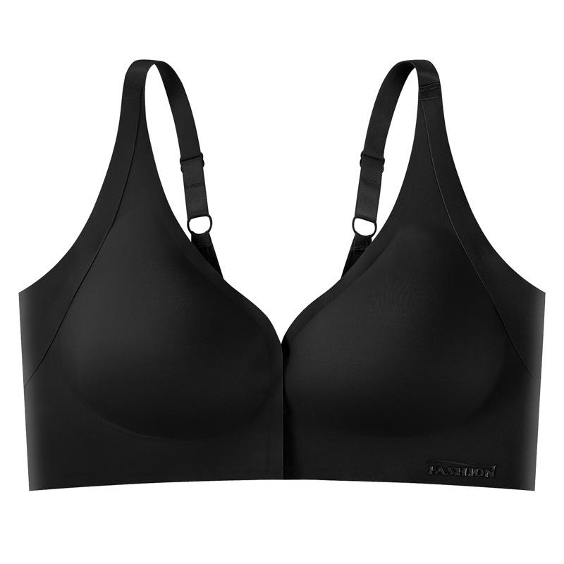 Skin-friendly Front Clasp Seamless Camisole Bra: Wire-free, Anti-sagging, Back-enhancing, Armpit Fat Gathering for Women