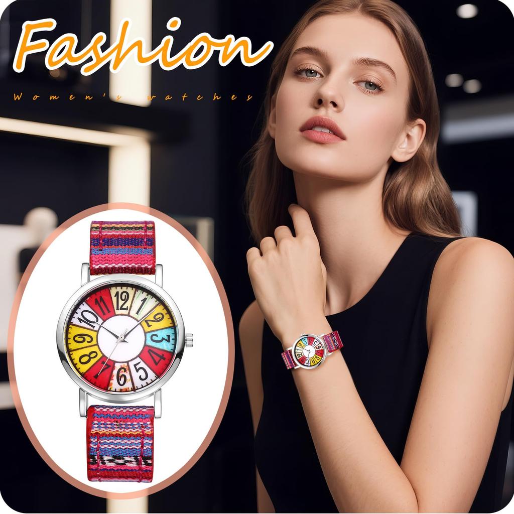 Bohemian Women's Watch Genuine Leather Strap Antique Analog Display Waterproof Quartz Watch Cute Fashion Watch Women's Accessories - Birthday