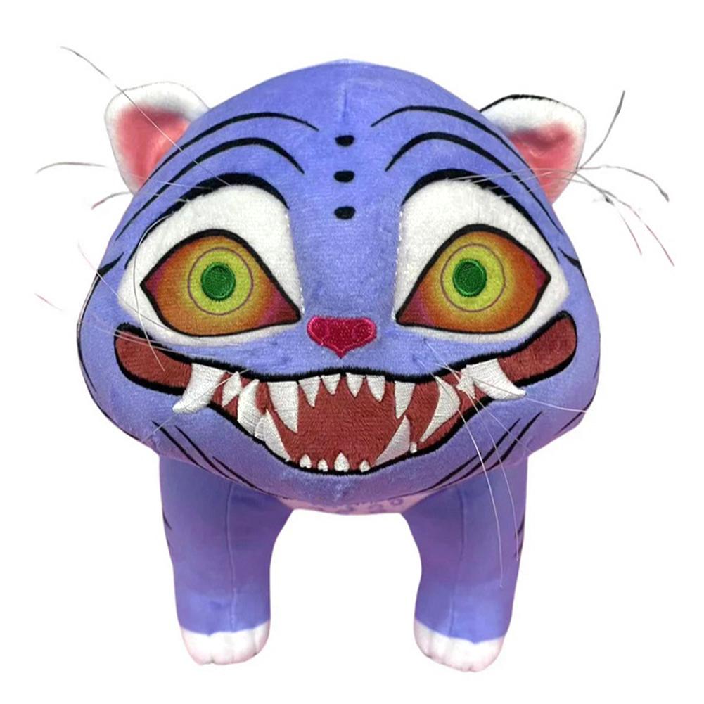 14cm Anime Kpop Demon Hunters Tiger Plush Toys Cute Blue Tiger Derpy Sussie Dolls Toy Monster Hunt Girl Group for Birthday Gifts