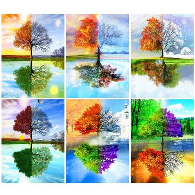 5d Diamond Painting Tree Picture Of Rhinestones Diamond Mosaic Scenery Cross Stitch Handicrafts Home Decor Handmade Gift