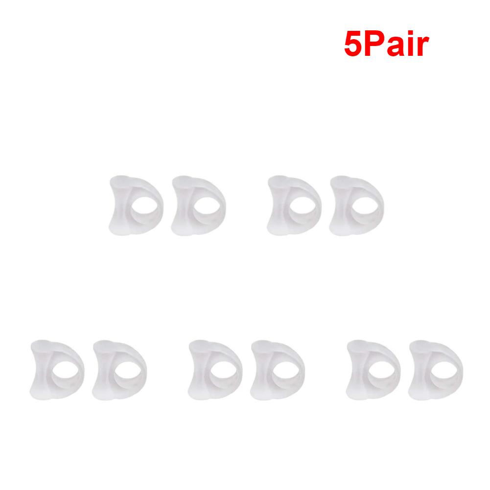 2-20 Stück Zehenkorrekturringe Hammerzehen-Spreizer Hallux-Zehennägel Schutz Trenner Korrektur SEBS Atmungsaktiv Für Fußpflege