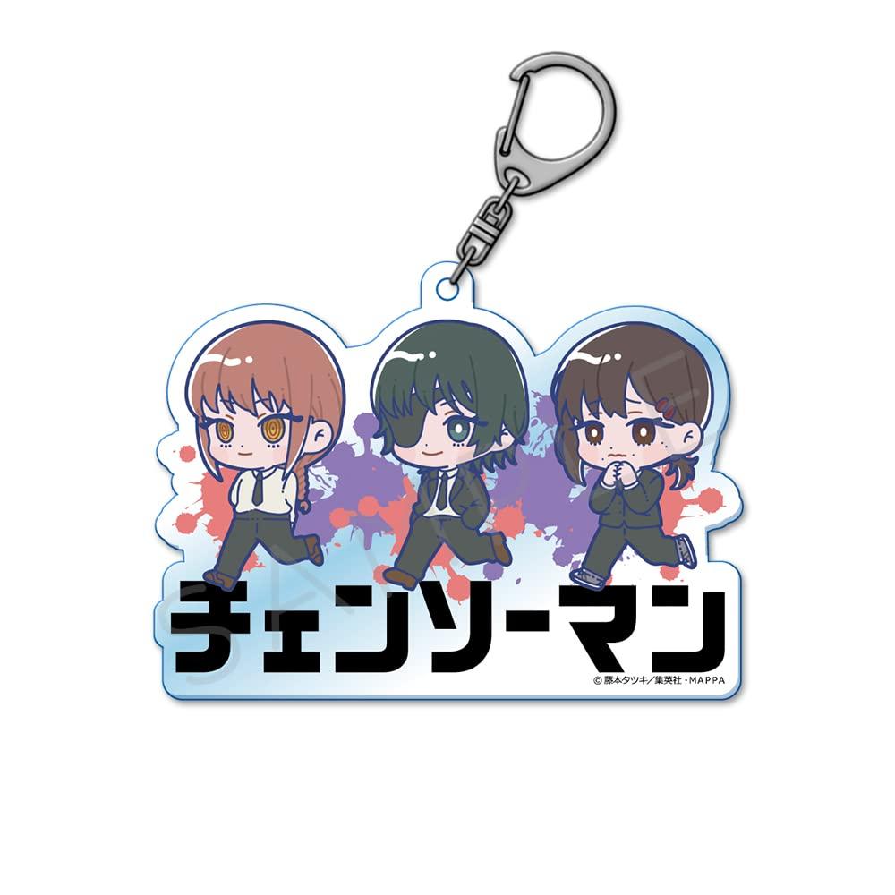 

J Акриловый брелок Человек-бензопила Макима/Химено/Кобэни