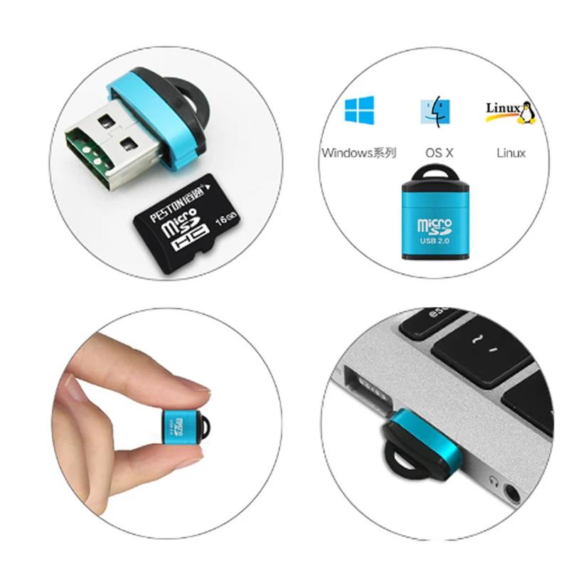USB Micro SD Card Reader USB 2.0 Mini Mobile Phone Memory TF Card Reader High Speed USB Adapter For Computer Laptops Accessories