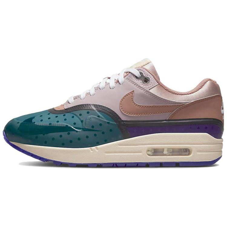 New Nike Air Max 1 Premium Plum Fog Fossil Rose Women's DV2301-501
