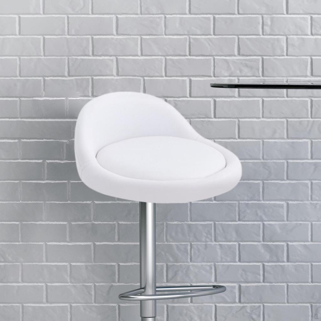 Bar Stool Chair Round with Low Backrest Seating Part Replacement Dia 38 cm Accessory