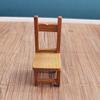 1:12 Dollhouse Miniature Chair Back Chair Stool Home Furniture Model Decor Toy