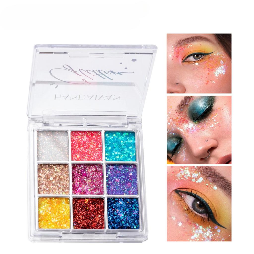 Shimmer Eyeshadow Glitter Body Face Art Loose Sequins Diamond Jewels Rhinestones Makeup Pallet Waterproof Party Festival