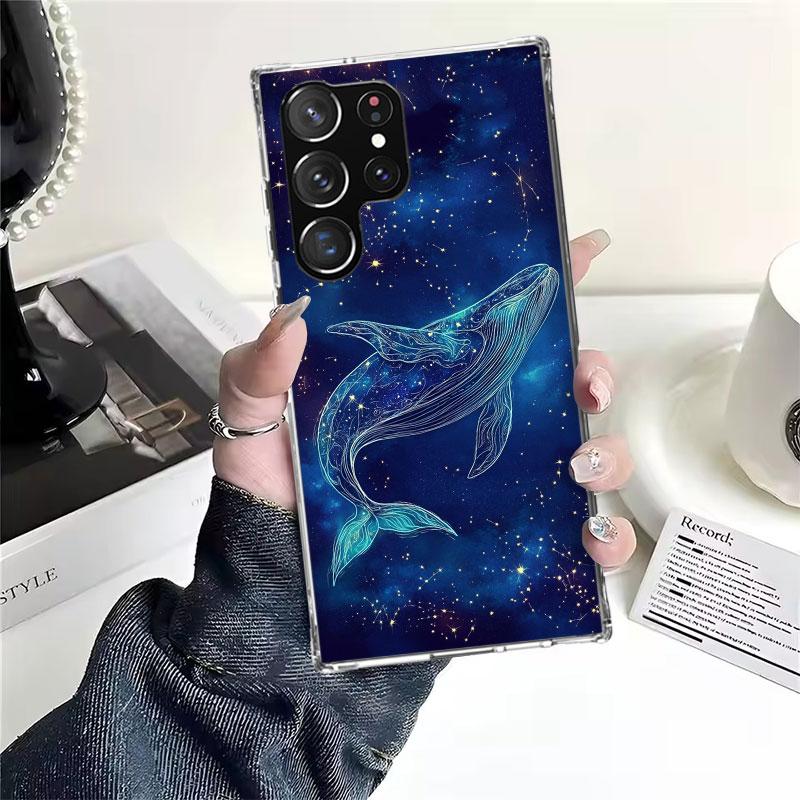 Humpback Whale Sea Giant For Samsung Galaxy Note 20 Ultra 9 8 10 Pro Phone Case S10E S10 Lite S9 Plus S8 + S7 Edge A6 A7 A8 J4 J