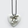 VERRYTASTE Cherry Heart Necklace - White