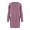 Womens V Neck Fall Dresses Long Sleeve Casual Sweater Short Dress Fashion Clothes